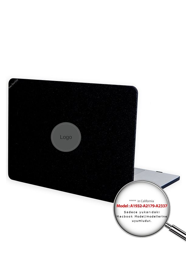 Macbook Air M1 Kılıf 13inç Simli G1505 (TOUCHID'Lİ M1 AİR) A2337 A2179 A1932 Ile Uyumlu (2018-2020) - 3