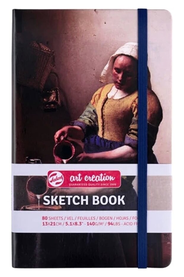 كتاب رسم ورقي أبيض مقاس 13 × 21 سم
