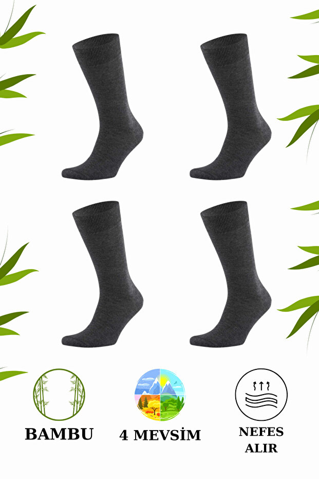 Premium Bamboo Seamless 4 Season Socks 4 Pairs