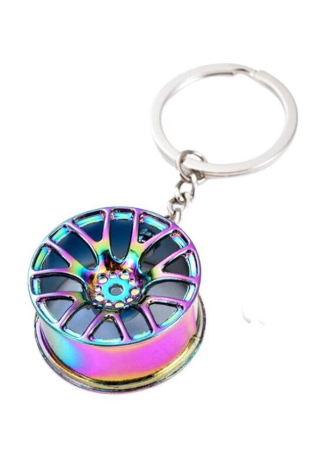 Metal Auto Keychain Rim - Figured Design