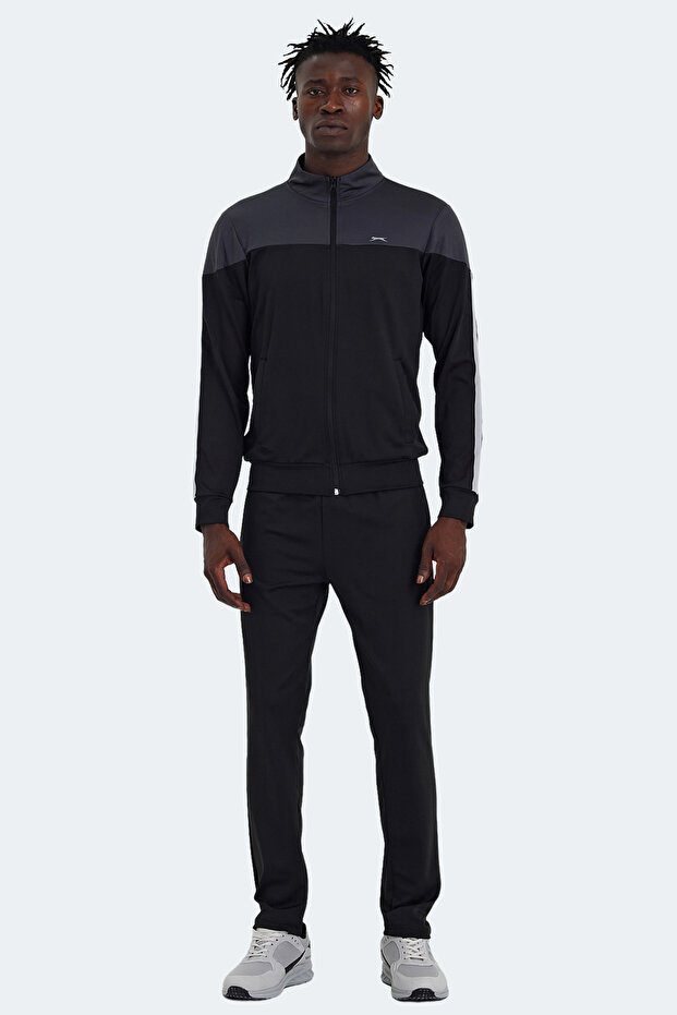 Rapidly Men's Black Tracksuit Set