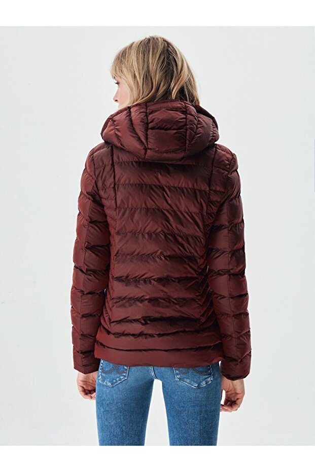 Şişme Kırmızı Mont - 4