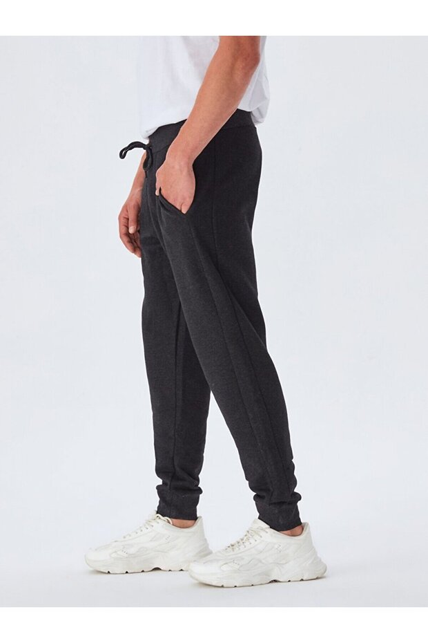 Ribanalı Antrasit Eşofman - 5