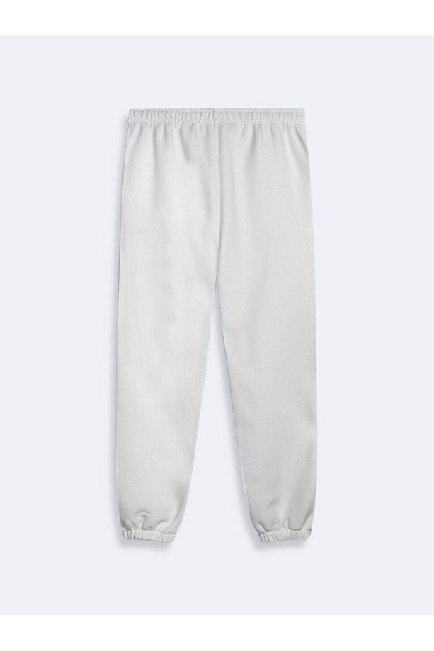 Sloganlı Jogger Regular Fit Gri Eşofman - 2