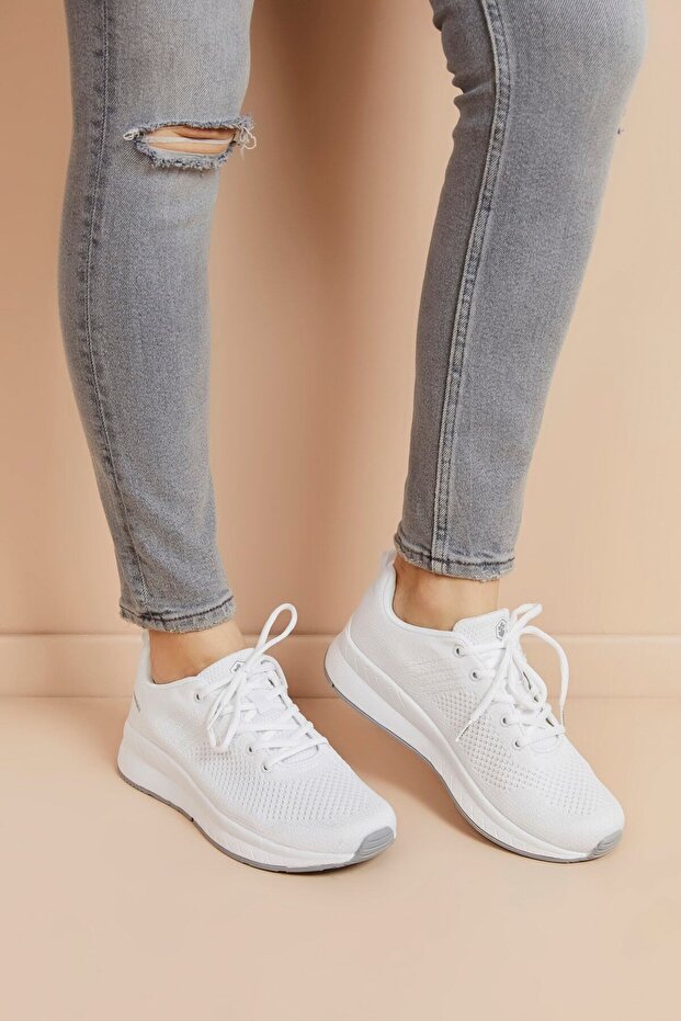 أبيض - حذاء رياضي Spor 21y Connect