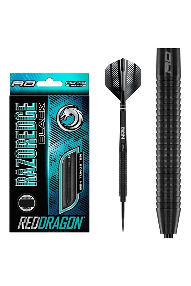 Razor Edge Black 85% Tungsten Steel Tipped Dart Arrow