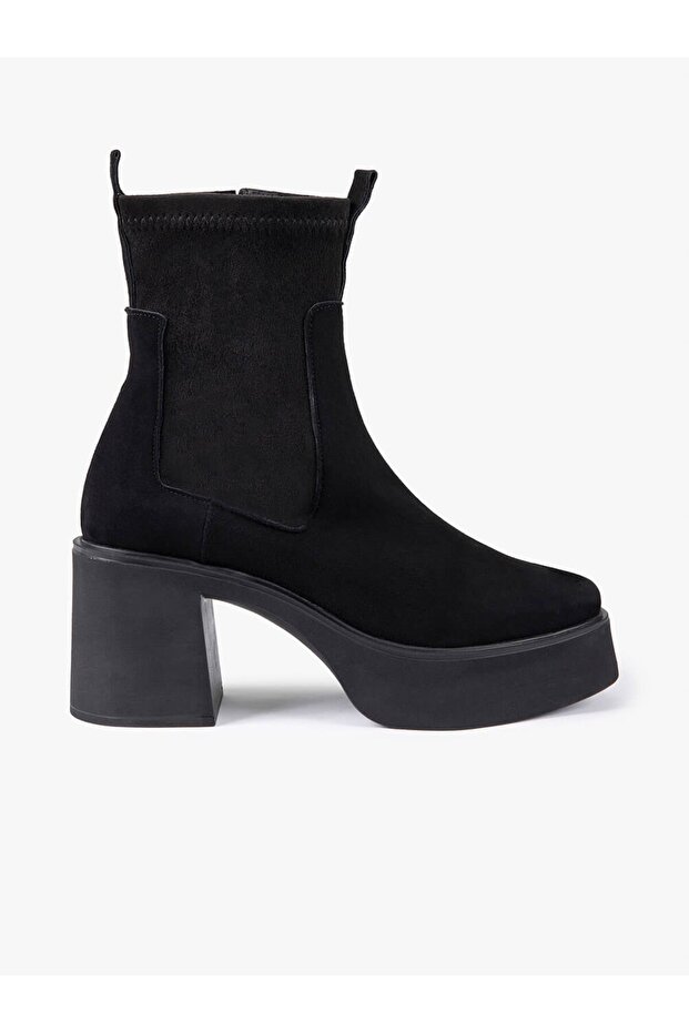 Stanle Siyah Süet Kadın Bot - 1