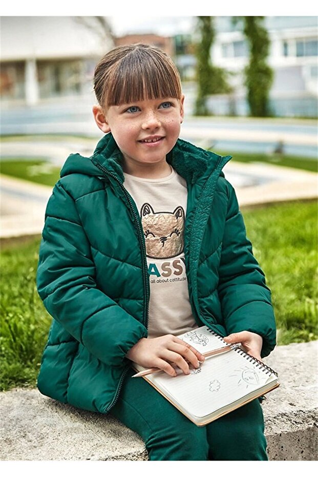 Kız Çocuk Basic Mont Yeşil 415 - 3