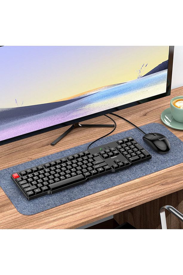 GM16 Kablolu Klavye ve Mouse Set Türkçe Siyah - Premium Product - 5