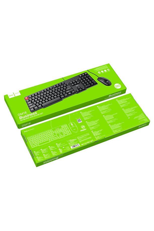 GM16 Kablolu Klavye ve Mouse Set Türkçe Siyah - Premium Product - 7