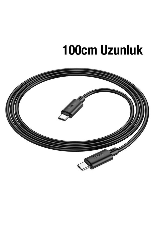 X88 60w 3a Type-c To Type-c Iphone Android Uyumlu Hızlı Şarj Veri Kablosu Siyah 1 Metre - 6