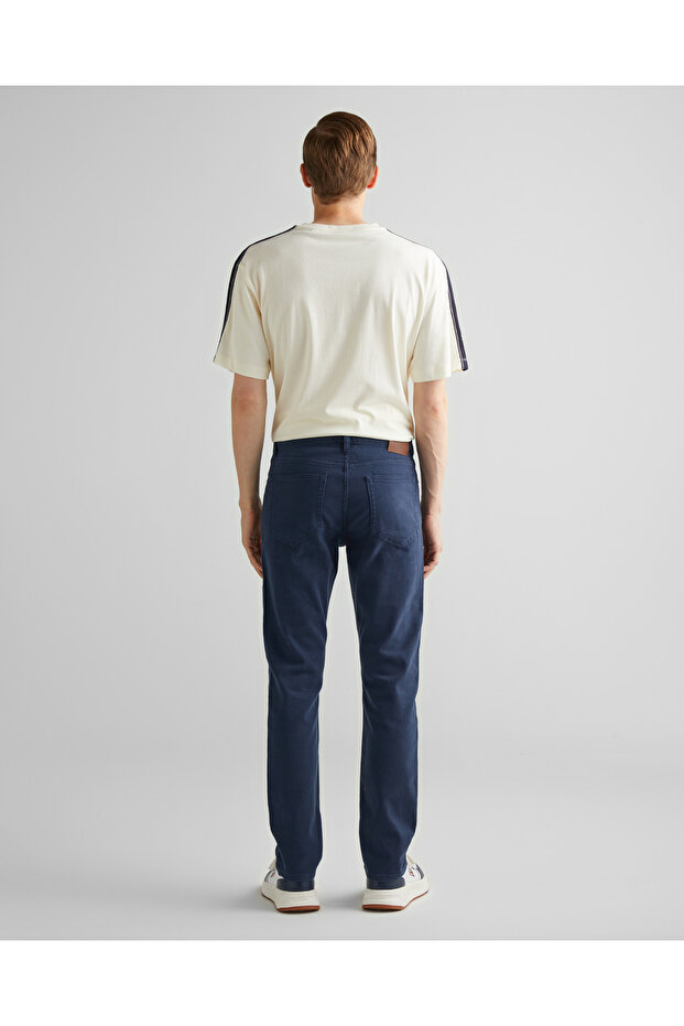 Erkek Lacivert Regular Fit Pantolon - 2