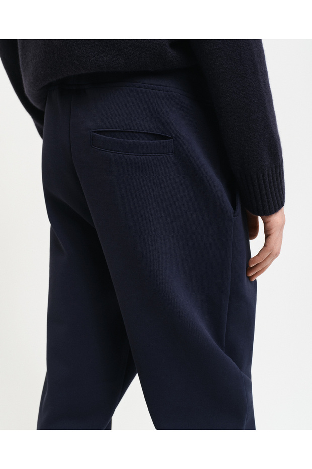Erkek Lacivert Regular Fit Logolu Eşofman Altı - 5