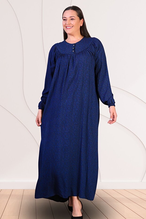 Rochie lungă de vară mărime mare - model crocant - 4