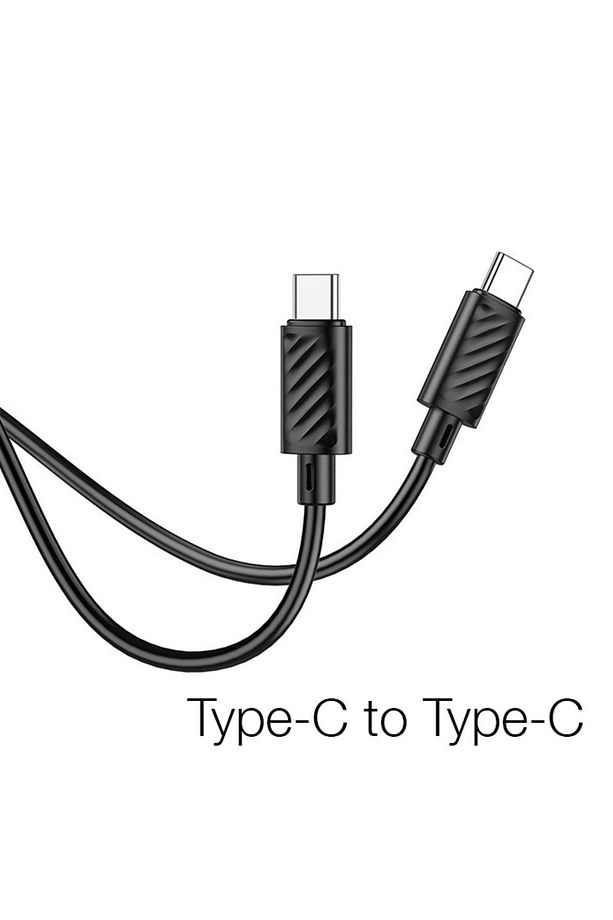 X88 60w 3a Type-c To Type-c Iphone Android Uyumlu Hızlı Şarj Veri Kablosu Siyah 1 Metre - 5