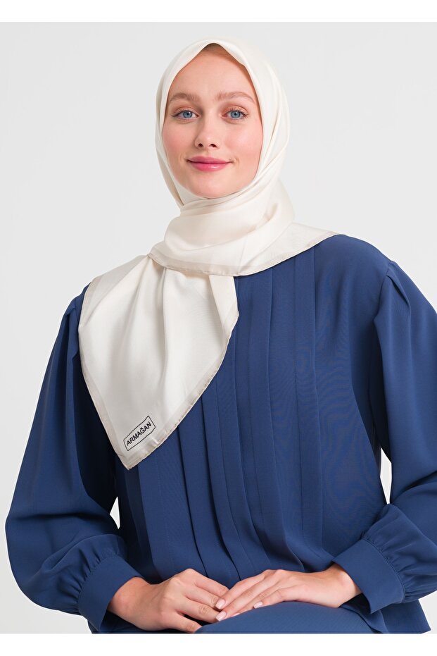 5676 Twill İpek Eşarp V31 - 3