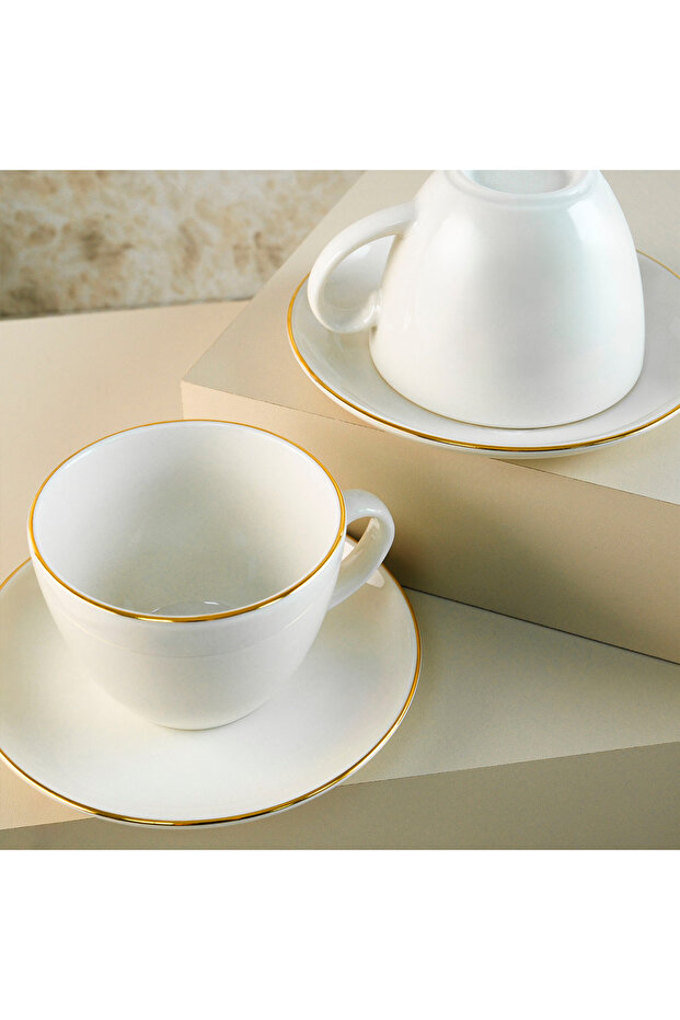 Alisa 4 Parça 2 Kişilik Çay Fincan Takımı 210 ml - 5