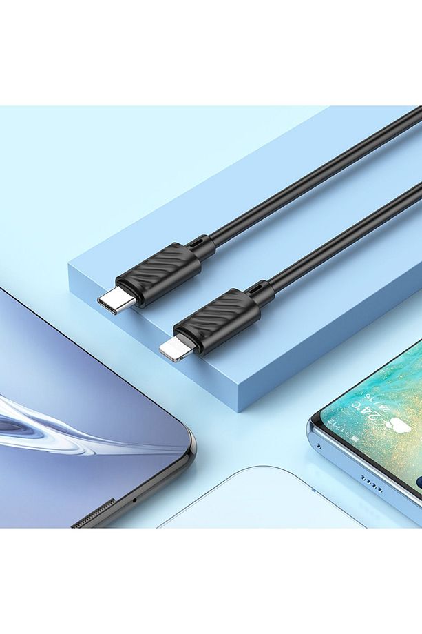 X88 20w Pd Lightning To Type-c Iphone Uyumlu Hızlı Şarj Veri Kablosu Siyah 1 Metre - 4