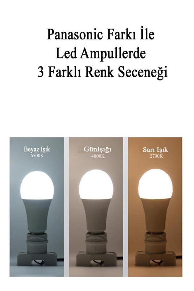 14w (100W) Led Ampul 2700k - Sarı Işık E27 Led Lamba - 7