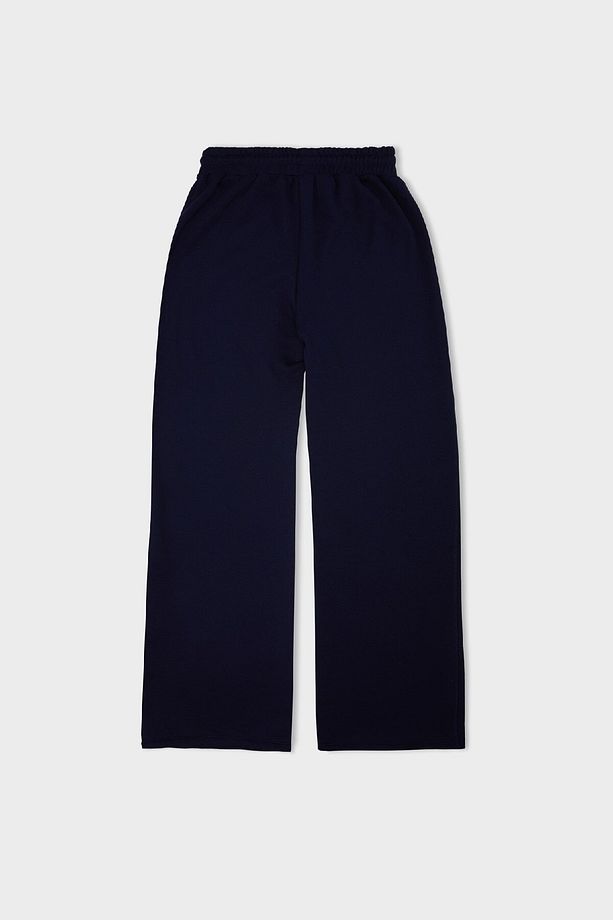 Standart Fit Kalın Jogger Eşofman Altı Basic Düz Beli Lastikli Geniş Paça Uzun Boy D6274ax24au - 3