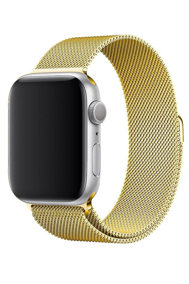 Apple Watch 41/40/38 Mm Series 10/9/8/7/6/5/4/3/se Kordon Kayış Strap Milan Loop Metal Örgü - 3