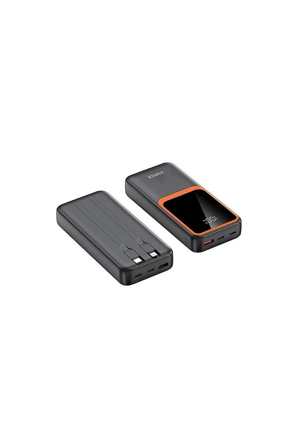 20000 Mah Lightning Type-c Çıkışlı Dijital Göstergeli Powerbank Siyah Pb-70 - 1