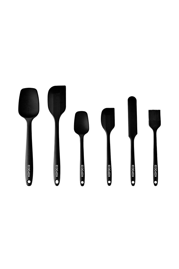 Lively 6 Parça Silikon Servis Seti Siyah - 4