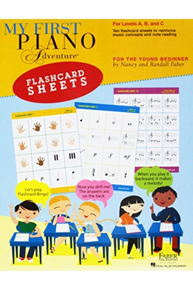 My First Piano Adventure Flashcard Sheets For The Young Beginner