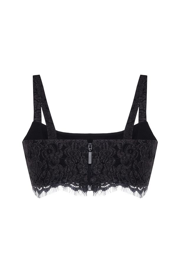Mert Aslan Dantel Crop Bluz - 9