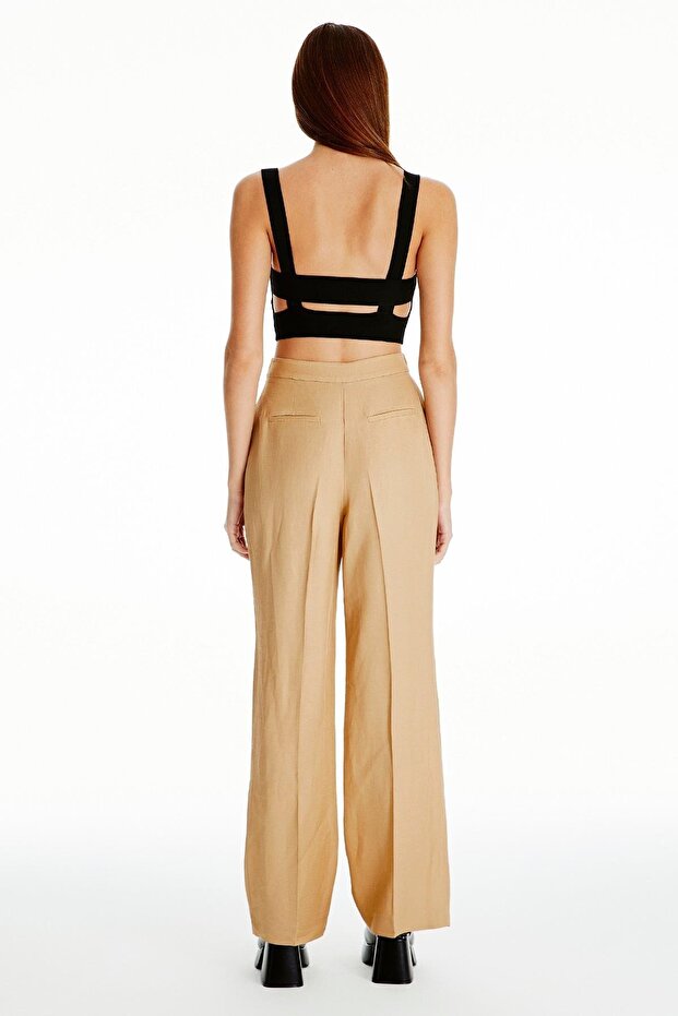 Askılı Siyah Triko Bluz - 4