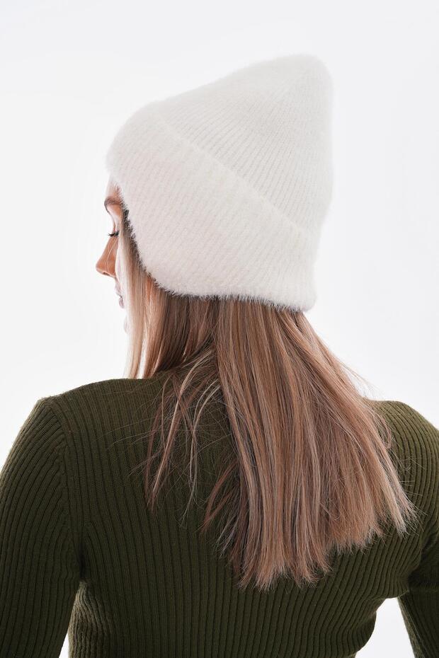 14638 Kulak Kapatıcılı Ekru Bere - 7