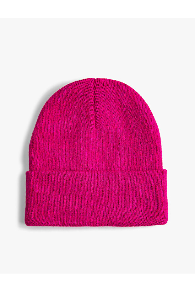 Elastic Knitted Basic Beret - 1