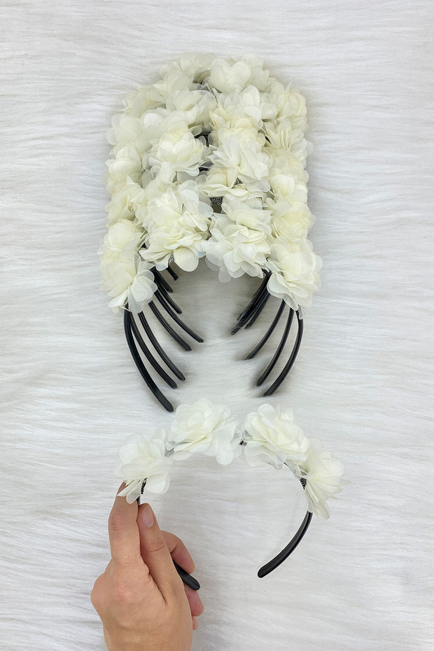 Cream Bride Bridesmaid Crown (Plastic), Henna Night, Bachelorette Party, Bride To Be, Wedding, Circumcision
