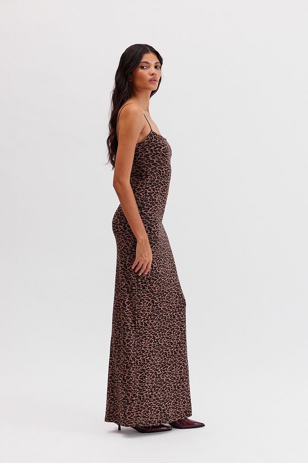 TART Leoparlı Elbise - 6