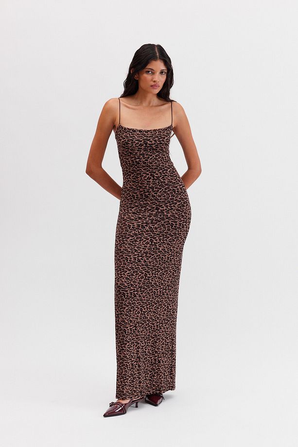 TART Leoparlı Elbise - 1