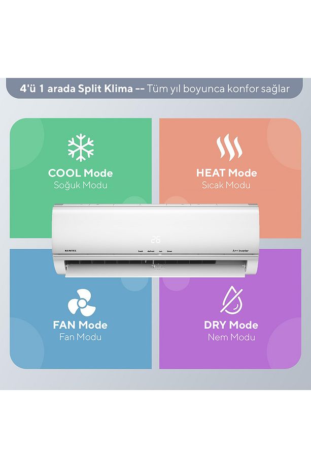 Matsu A 12.000 Btu Inverter Duvar Tipi Split Klima - Kmsac-12 - 4
