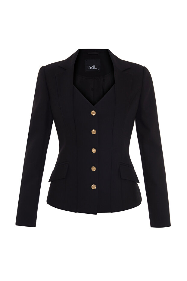 V-Neck Jacket - 6