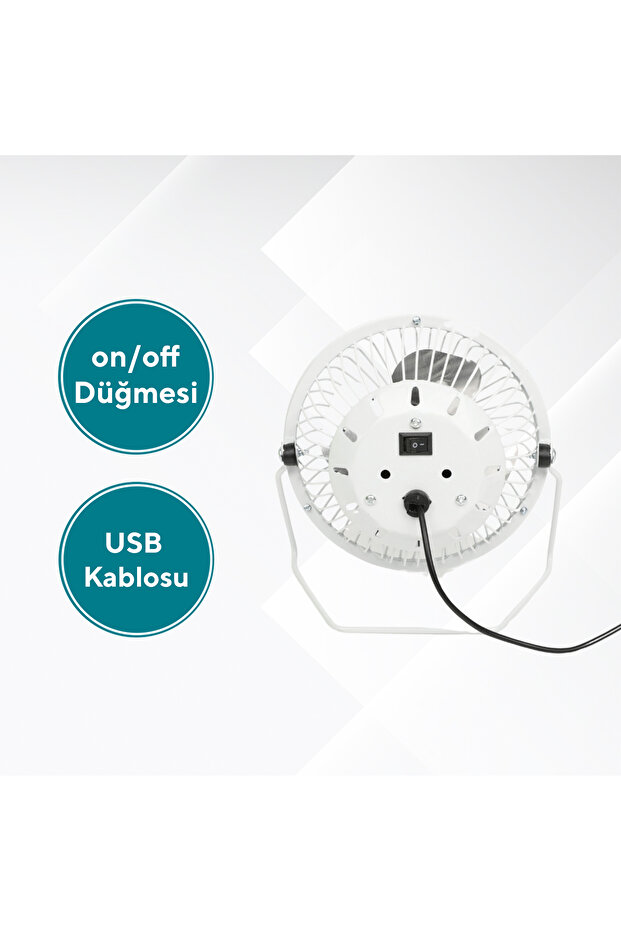 4'lü Masaüstü USB Fan - 5