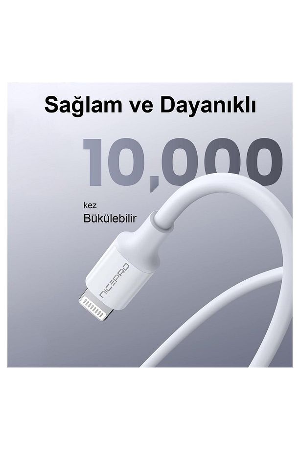 CTL12 60W 1.2m TPE Type-C to Lightning Hızlı Şarj ve Data Kablosu - 6