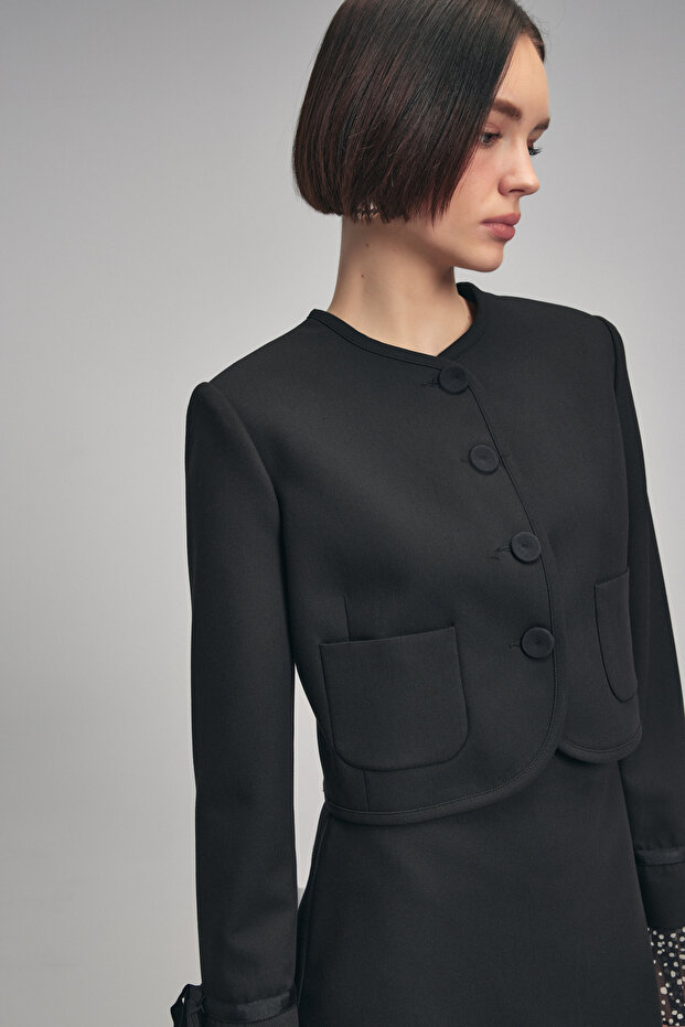 Jachetă cu pliuri - 4