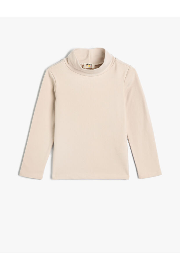 Basic Turtleneck T-Shirt Long Sleeve