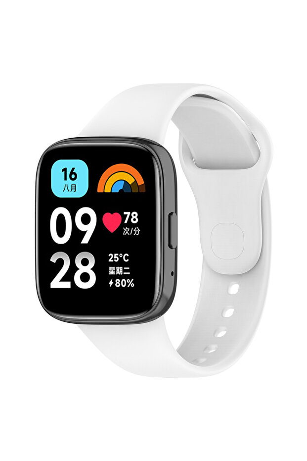 سوار سيليكون ناعم متوافق مع ساعة Xiaomi Redmi Watch 3 Active الذكية
