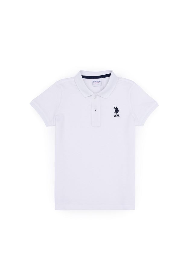 Erkek Çocuk Beyaz Basic Polo Yaka Tişört 50262958-VR013 - 1