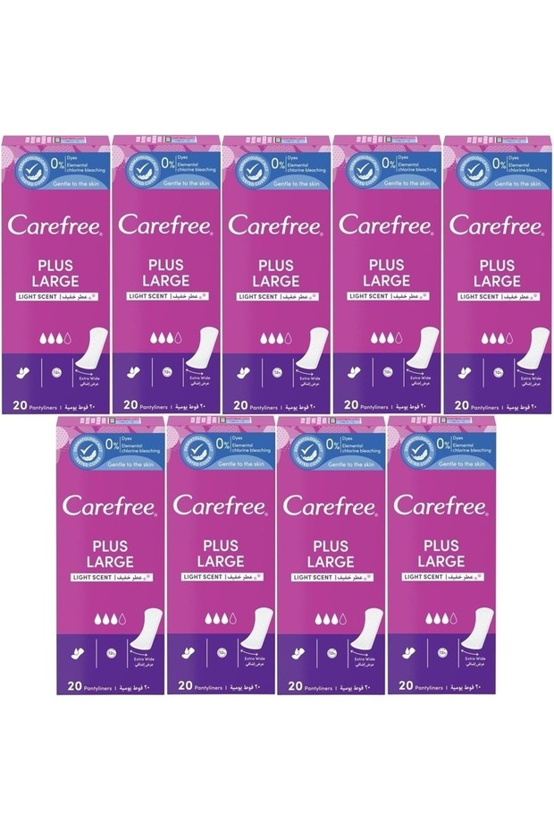 O.B Carefree وسادة يومية معطرة بشكل خفيف بالإضافة إلى حجم كبير 180 قطعة (9PK*20)