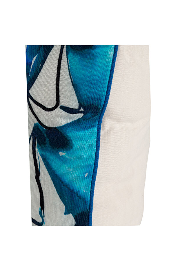 وسادة زخرفية مستطيلة بنقشة شراعية - 6