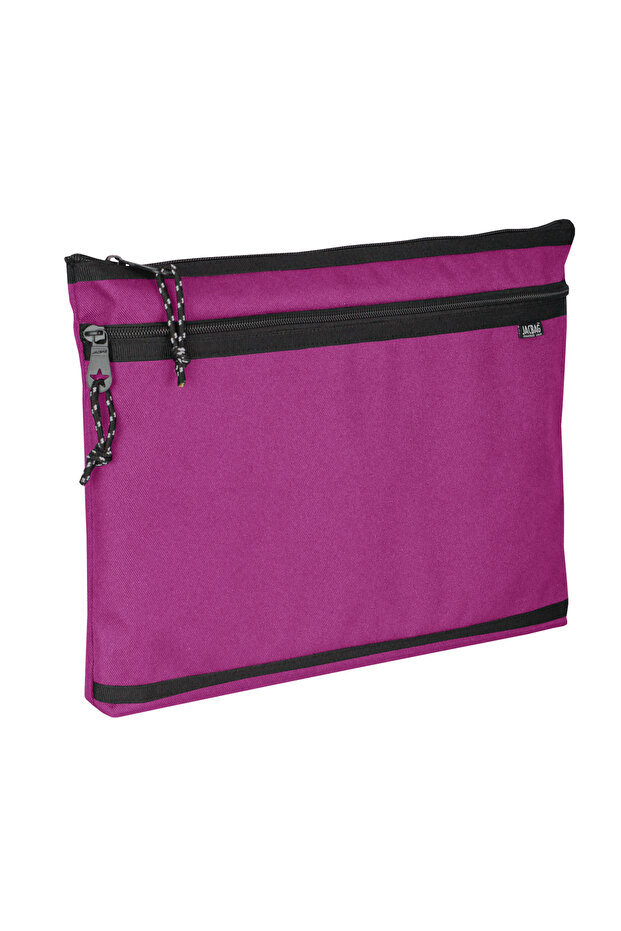 مجلد بسحاب مزدوج - ملف مكون من مقصورتين مقاس A4 - 1