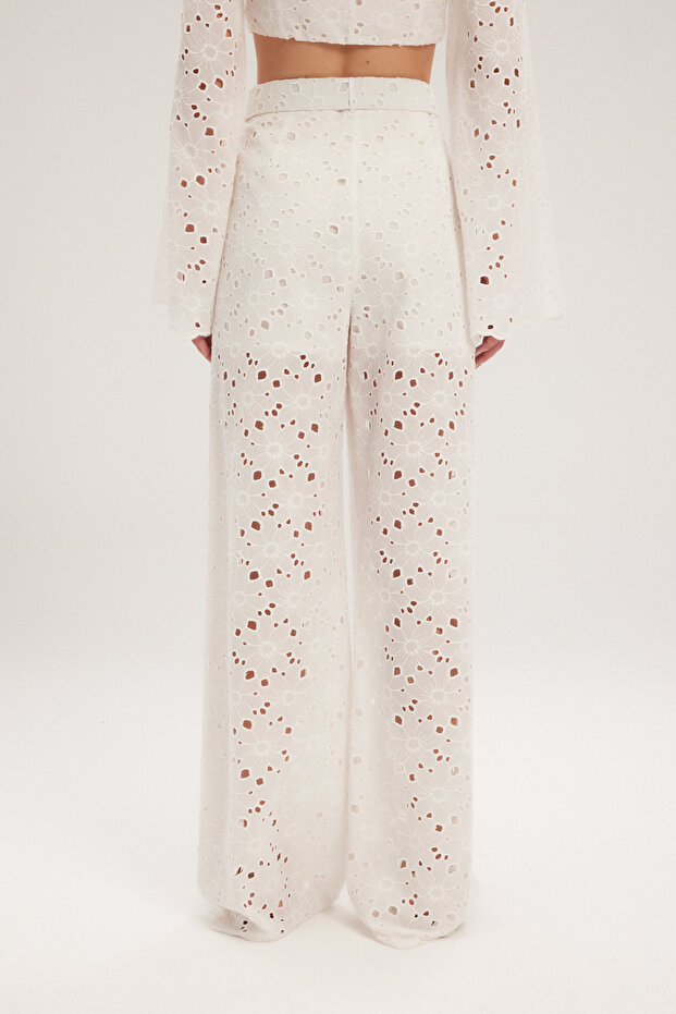 Güpürlü Pantolon - 5