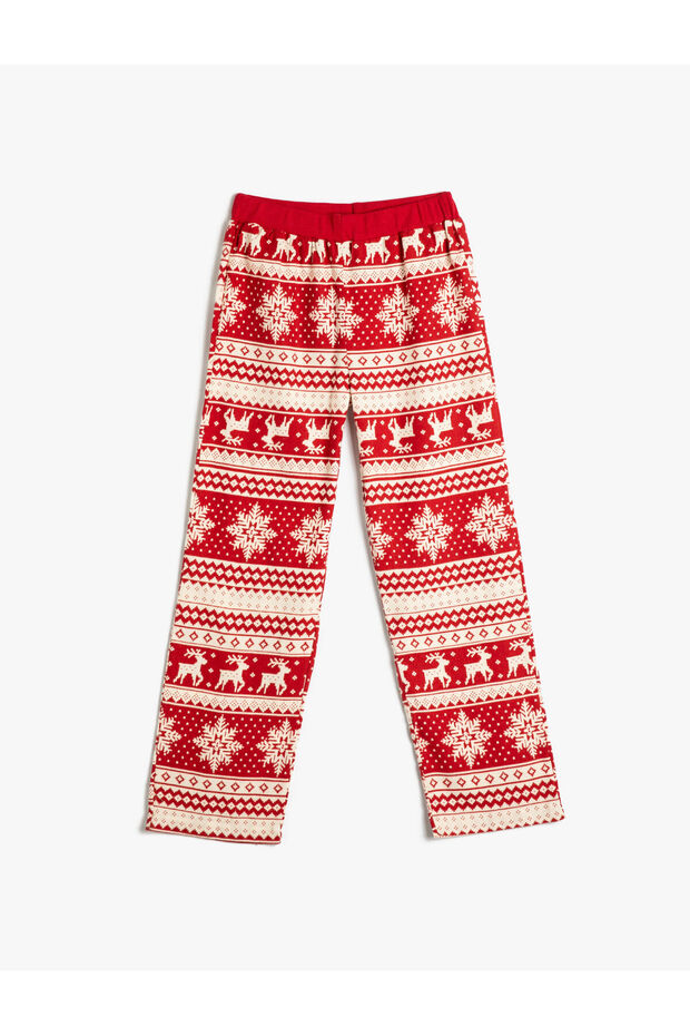 Women's Burgundy Pajama Bottoms