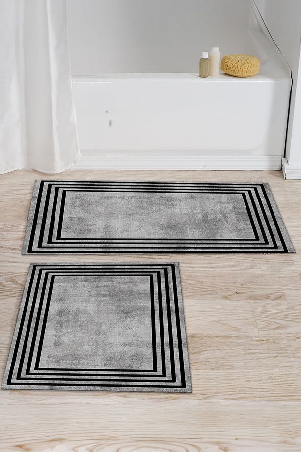 Kaymaz Taban, Yıkanabilir Lavabo Önü Paspası, Banyo Paspası, Duşakabin Önü Paspası (29) - 1