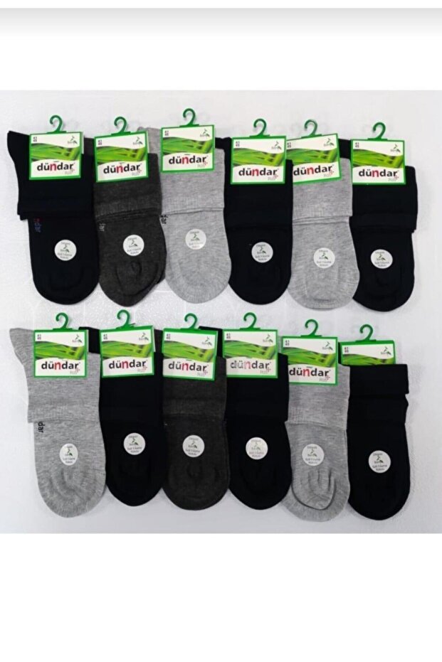 PLUS 4131 ERKEK BAMBU KISA KONÇ ÇORAP 6 ADET - 1